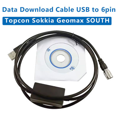 2025 Nowy kabel do pobrania danych USB do Hirose Konektor 6pin Konektor dla Windows 7 8/10/XP dla Topcon Sokkia Gowin South