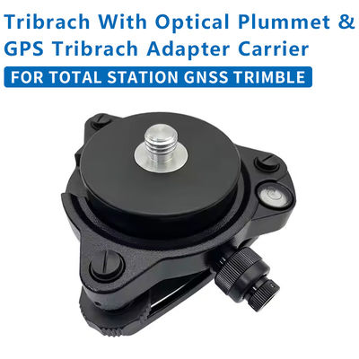 Czarny Tribrach z optycznym adapterem z 5/8X11 nicią do całkowitej stacji GNSS TRIMBLE cały zestaw