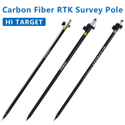 Włókno węglowe Wydłużalny słup dla GPS RTK GNSS Teleskopowy słup Rover HiTarget GPS Pole Surveying