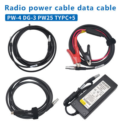Hi-cel GPS RTK Data Host kabla DG-3 HDL460A Radio Power Cable PW-25 5-styka
