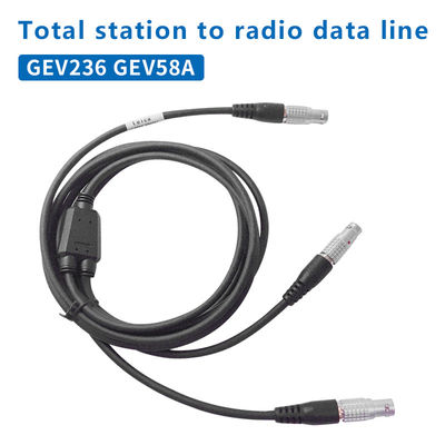 W kształcie Y kabel zasilania danych 8-PIN dla GEV236 GEV58A Bezprzewodowe połączenie radiowe z całkowitą stacją i zewnętrzną baterią