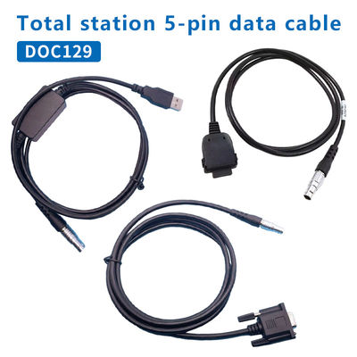 DOC129 Kabel danych dla TOPCON SOKKIA Stacje całkowite ES/OS/PS do komputera (win11) 5 Pin