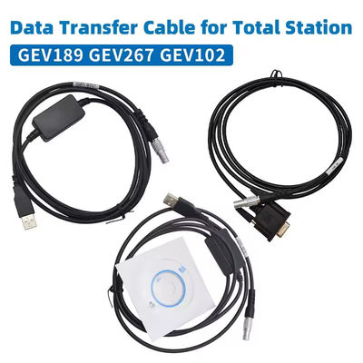 GEV189 GEV267 GEV102 Kabel do przesyłania danych do Leicaa Total Station 5 Pin USB do komputera