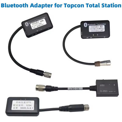 Adapter Bluetooth dla TOP CON Total Station 6 Pin 6 Otwór z ładowarką i kablem Systemy Android i iOS