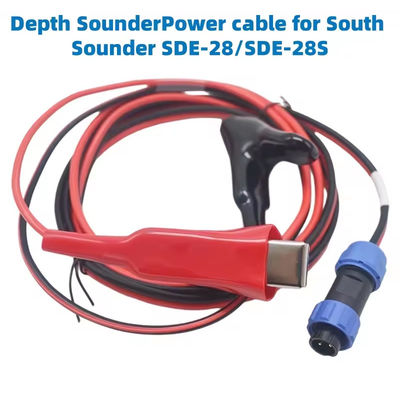 SOUTH SDE-28/SDE-28S Głębokość Sounder Adapter zasilania AC 12V Zewnętrzny kabel zasilania baterii W2J20 dla South Sounder SDE-28/SDE-28S