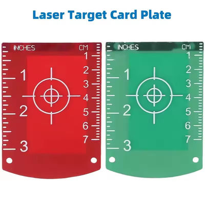 6 PCS Magnetyczna tablica wyrównania cm-centimetrowa Karta płyty docelowej do instrumentów pomiarowych linii laserowych poziomych i pionowych