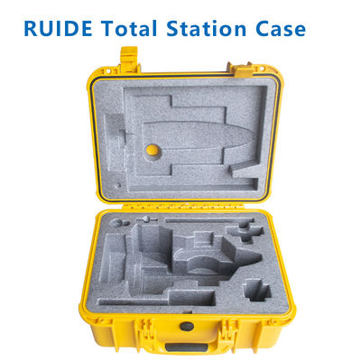 Nowy żółty plastikowy obudowa twarda do instrumentów geodezyjnych RUIDE RTS822 TIANYU CTS630 Total Station